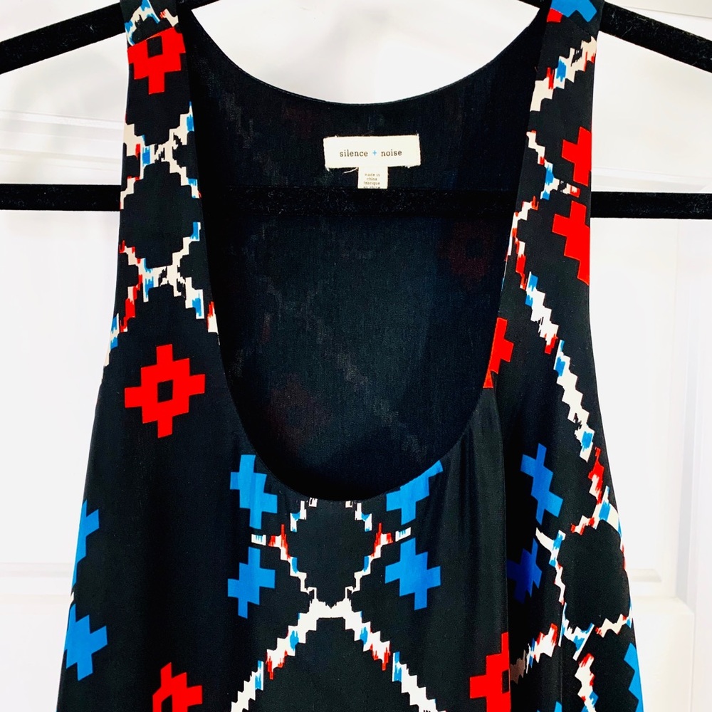 Silence and noise shift dress